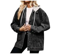Chaquetas Mujer Chaqueta Vaquera Mujer Chaqueta Estilo Militar Niño Invierno Talla Grande Chaleco De Bomber Cazadora Abrigo Entretiempo Oversize Vestido Vaquero Camisa Elegante Cazadoras Vaqueras