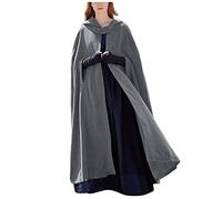 Chaquetas Mujer Invierno Otoño Elegante Color Sólido Capa Larga Con Capucha Poncho Abrigo delgado Chaqueta Mujer Chaqueta Abrigo Tops Vestidos Largos Cálido