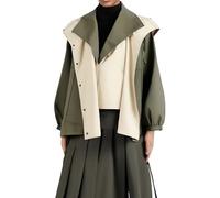 Chaquetas para Mujer-Chaqueta De Primavera Y OtoñO para Mujer, Cortavientos Informal Coreano, Prendas De Vestir Exteriores Holgadas Y Salvajes para Mujer