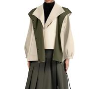 Chaquetas para Mujer-Chaqueta De Primavera Y OtoñO para Mujer, Cortavientos Informal Coreano, Prendas De Vestir Exteriores Holgadas Y Salvajes para Mujer