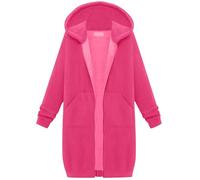 Chaquetas para mujer del Reino Unido, elegante gabardina activa al aire libre con cremallera, chaqueta impermeable para mujer, abrigo acolchado cálido, hot pink, 5XL