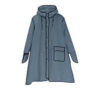 Chaquetas para mujer, resistentes al viento, para invierno, largas, cálidas, para correr, golf, ciclismo, chaqueta con capucha, cremallera, manga larga, abrigo de invierno con bolsillos, gris, L