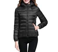 Chaquetas Plumífero para Mujer Acolchadas con Capucha, Abrigo Cálido de Invierno para Mujer, Chaqueta de Manga Larga con Capucha Cómoda y Holgada, Gabardina para Mujer para Entrenamiento al Aire Libre