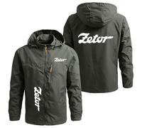 Chaquetas Softshell con Capucha para Hombre De Z.e.to.r Abrigo para Exteriores Chaqueta Cortavientos para Correr Impermeable Chaqueta Ligera con Capucha Armygreen-5 XL