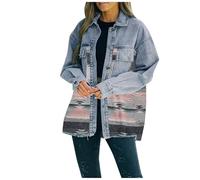 Chaquetas Vaqueras De Mujer Cazadora Vaquera Mujer Chaleco Disfraz Vaquero Larga Polipiel Ante Chaqueta Fina Parka Entretiempo Invierno Primavera Sahariana Niño Holgada Biker 5Xl Negra Ligera Marron