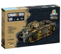 Char B1 Bis Tank 1:56 Plástico Modelo Kit Italeri
