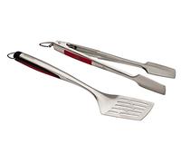 Char-Broil 140 543 Kit de Herramientas para Barbacoa, Dos Piezas | Acero Inoxidable, Comfort-Grip
