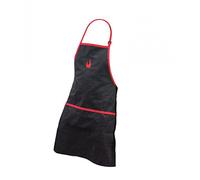 Char-Broil 140 517 Delantal para Barbacoa con Bolsillos, Negro y Rojo
