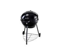 Char-Broil Barbacoa Carbón Kettleman con calor uniforme y menor consumo | Parrilla que evita la caída de alimentos, Cajón para cenizas, Termómetro en tapa, Ruedas grandes, Menor consumo de carbón