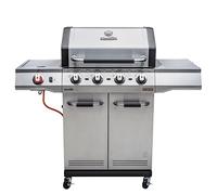 Char-Broil Barbacoa Gas Advantage PRO S 4 con quemador cerámico 900 °C | Ideal para +6 personas, Sartén incluida, Limpieza fácil de parrillas y cámara, Calor uniforme, Asas cómodas