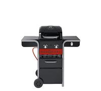 Char-Broil Barbacoa híbrida Gas2Coal 2.0 210 de 2 quemadores gas y carbón | Cambio a carbón en 60 s, Calor uniforme, Parrillas de hierro fundido, Encendido electrónico, Abrebotellas integrado