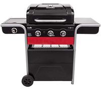 Char-Broil Barbacoa Híbrida Gas2Coal 330 para Gas y Carbón | Cambio a carbón en 60 s, Calor uniforme, Quemador lateral, Parrillas de hierro fundido, Termómetro en tapa, Rejilla superior