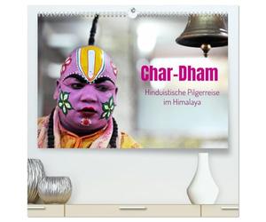 Char Dham - hinduistische Pilgerreise im Himalaya (hochwertiger Premium Wandkalender 2026 DIN A2 quer), Kunstdruck in Hochglanz: Mit Hindupilgern auf dem Weg zur "Erlösung".