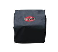 Char-Griller Funda para Side Fire Box y Barbacoa Portátil de Sobremesa, Cubierta Protectora de Exterior, Negra, Modelo 2455