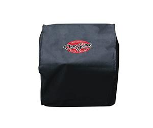 Char-Griller Funda para Side Fire Box y Barbacoa Portátil de Sobremesa, Cubierta Protectora de Exterior, Negra, Modelo 2455