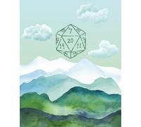 Character Journal: DnD RPG notebook - with character sheets, quest tracker and more: Mountains Theme