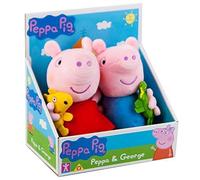 Character Opciones Peppa Pig George con Dinosaurio y Peppa con Ositos de Peluche