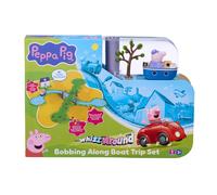Character Options Peppa Pig Whizz Around Bobbing Along Boat Set NUEVO