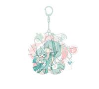 Character Vocal Series 01: Hatsune Miku Miku Hug Series Llavero acrílico: Flor Ver. 8 cm