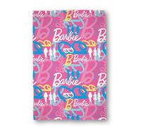 Character World Barbie - Manta de Forro Polar con Licencia Oficial | Diseño de Logotipo Rosa | Diseño de Dormitorio sin Caja | Edredón cálido y súper Suave al Tacto hogar, Dormitorio, Viajes,