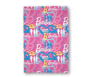 Character World Barbie - Manta de Forro Polar con Licencia Oficial | Diseño de Logotipo Rosa | Diseño de Dormitorio sin Caja | Edredón cálido y súper Suave al Tacto hogar, Dormitorio, Viajes,