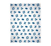 Character World Playstation - Manta de Forro Polar con Licencia Oficial | Diseño de Controlador Blanco y Azul, Manta súper Suave y cálida dormitorios de Juegos de Adolescentes, campamentos y Fiestas