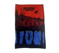 Character World Manta Oficial de Stranger Things de Forro Polar, Manta súper Suave y cálida, diseño de Medianoche Boca Abajo, hogar, Dormitorio, Fiestas de Pijamas y Camping, tamaño