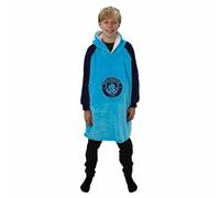 Character World MCTCTYHB002UK Manta con Capucha, Azul, 7-12 Years Unisex niños