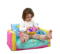 Character World Sofá Inflable 2 en 1 de Peppa Pig, sillón Plegable para niños, Cama y sillón para Dormitorio y Sala de Juegos