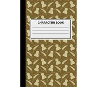 Characters Building Notebook For Creative Writing: Space For 11 Characters, 180 Cream Pages, Silhouette Design, Brown.