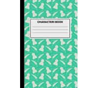 Characters Building Notebook For Creative Writing: Space For 11 Characters, 180 Cream Pages, Silhouette Design, Mint Green.