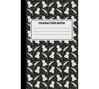 Characters Building Notebook For Creative Writing: Space For 11 Characters, 180 Cream Pages, Silhouette Design, Black.