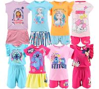 Characters Cartoons Frozen Minnie Disney Paw Patrol Na Na Na Surprise Cry Babies - Niña - Juego completo a juego de 2 camisetas de camiseta y pantalón corto