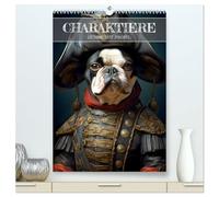 CHARAKTIERE Hunde mit Profil (hochwertiger Premium Wandkalender 2026 DIN A2 hoch), Kunstdruck in Hochglanz: Wenn Hunde Menschen wären ...