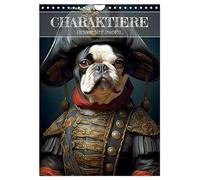 CHARAKTIERE Hunde mit Profil (Wandkalender 2026 DIN A4 hoch), CALVENDO Monatskalender: Wenn Hunde Menschen wären ...