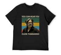 Charcoa I tee Funny You Comedy Men's T TV Hear Show Fandango Clem Yes Can Shirt Vintage Size XXL