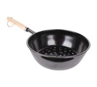 Charcoal Basket | Charcoal Fire With Wood Handle | Hollow Pot Bottom Burning Tool, Grill For Outdoor Barbecue, Camping