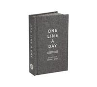 Charcoal Canvas One Line a Day: A Five-Year Memory Book