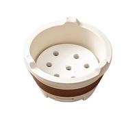 Charcoal - Juego de estufas de carbón de arcilla vintage - Kit para barbacoa con olla caliente para preparar té de interior y exterior para 1-2 personas con bandeja para el agua (mediano)