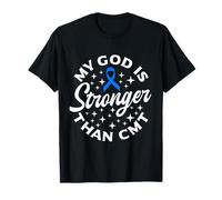 Charcot Marie Tooth Disease Cinta Azul Fuerte CMT Guerrero Camiseta