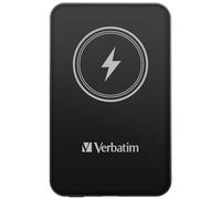 Charge 'n' Go Magnetic Wireless Power Bank 5000 Black | Cargador inalámbrico de 15 W pequeño y magnético para iPhone 17/16/15/14/13 Pro, Samsung Galaxy S25/S25 Plus, iPad