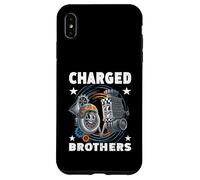 Charged Brothers Turbo y Super Chargers para Aumentar la Potencia Carcasa para iPhone XS MAX
