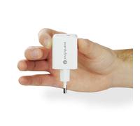 Charger 1 x usb quick charge 4.0, 1 x usb-c 45w white