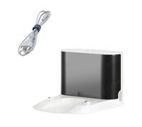 Charger Dock ，Compatible For Roborock ，S50 S51 S55 S5 MAX S6 S6MaxV E4 E5，Parts Robot Vacuum Cleaner Repair Accessories(White With cable)