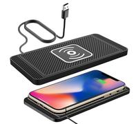 Charger Pad - Wireless Car Charger Pad, Fast Wireless Car Chargeer, 39 Inch Cable, Automatic Sensing Non-Slip Phone Charging Pads For Travel Daily Commuting, Fast Charging Wireles Chargers