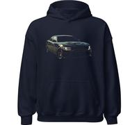 Charger Street Racing American Muscle Car Sudadera con capucha para entusiastas, Azul marino, XX-Large