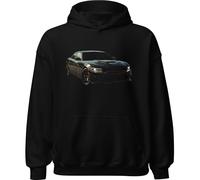 Charger Street Racing American Muscle Car Sudadera con capucha para entusiastas, Negro, XX-Large
