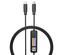 ChargerLAB Power-Z AK001 - Cable de prueba de carga USB PD multifunción de 240 W con pantalla a color compatible con dispositivos USB-C (1,5 m)