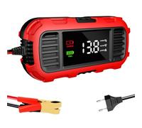 Chargeur De Moto 12V - Chargeur D'Entretien Intelligent 2A FBC1202E, Mainteneur Baterías Voiture, Scooter, Tondeuse, ATV, AGM, Gel, Plomb, Détection Automatique, Sécurité Et Fiabilité