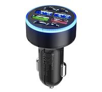 Chargeur De Voiture 100W Charge Rapide - Adaptador USB C PD Avec Cartel Numérique, Prise Cigare 12V/24V Multiports, Protección de Carga | Pour Smartphone Tablette